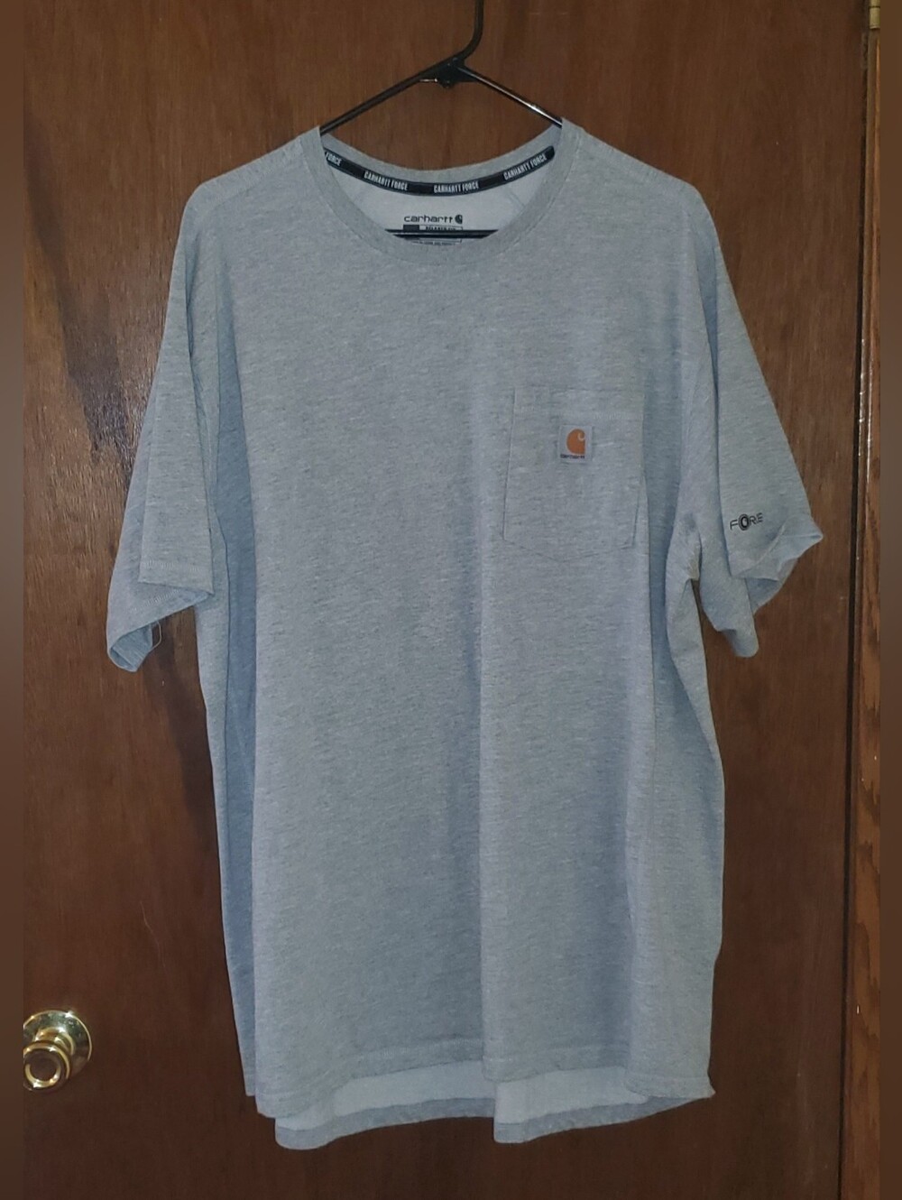 Carhartt Short Sleeve Pocket T Shirt Gray Sz 2xl
